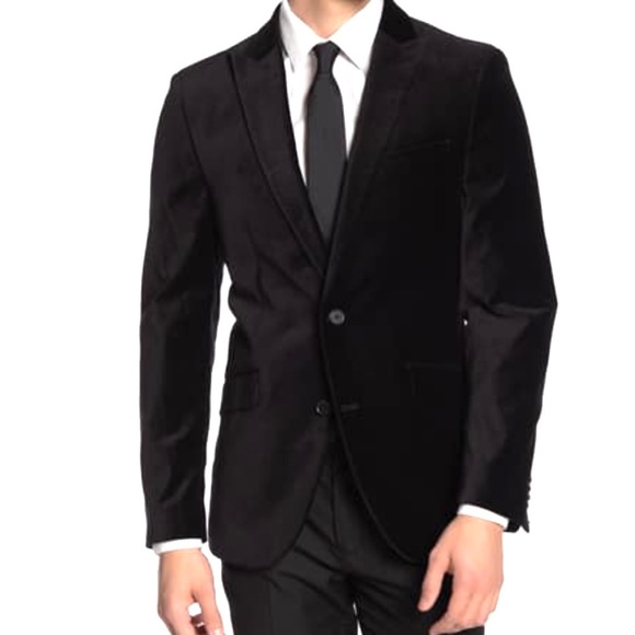 Palo Savino Velvet Blazer - Picture 2 of 16